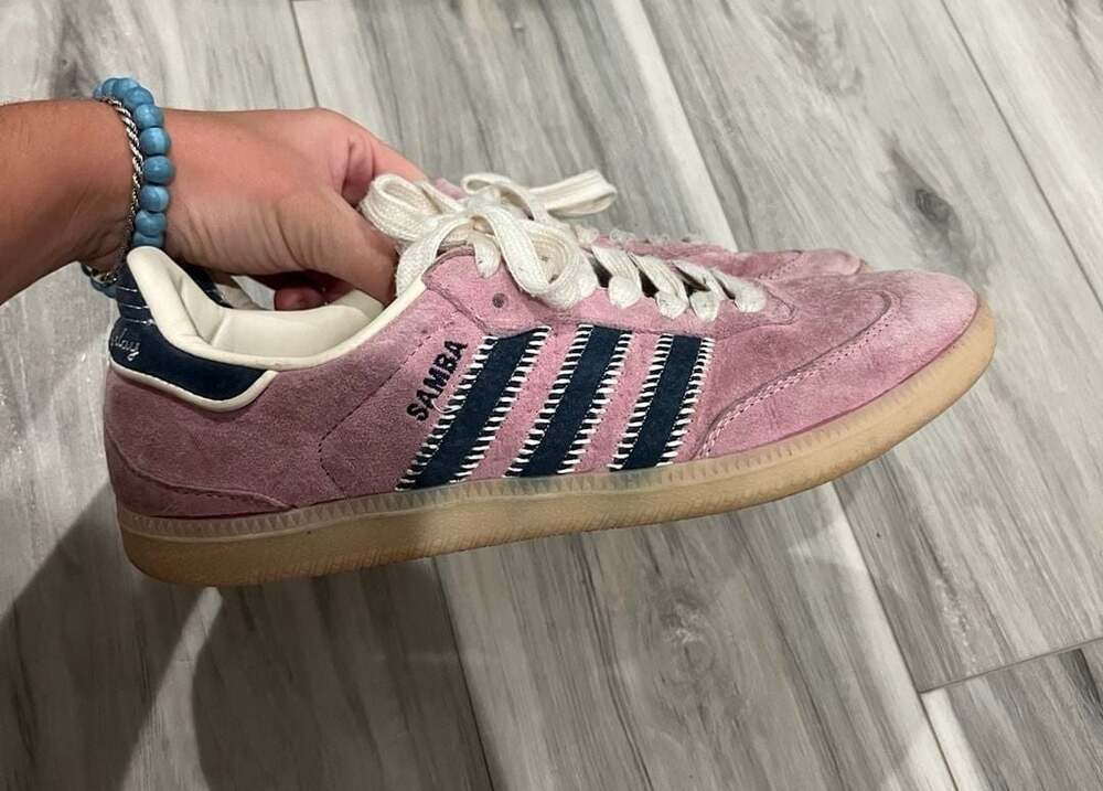 adidas Samba OG notitle Pink Navy IG4198 Size 7.5